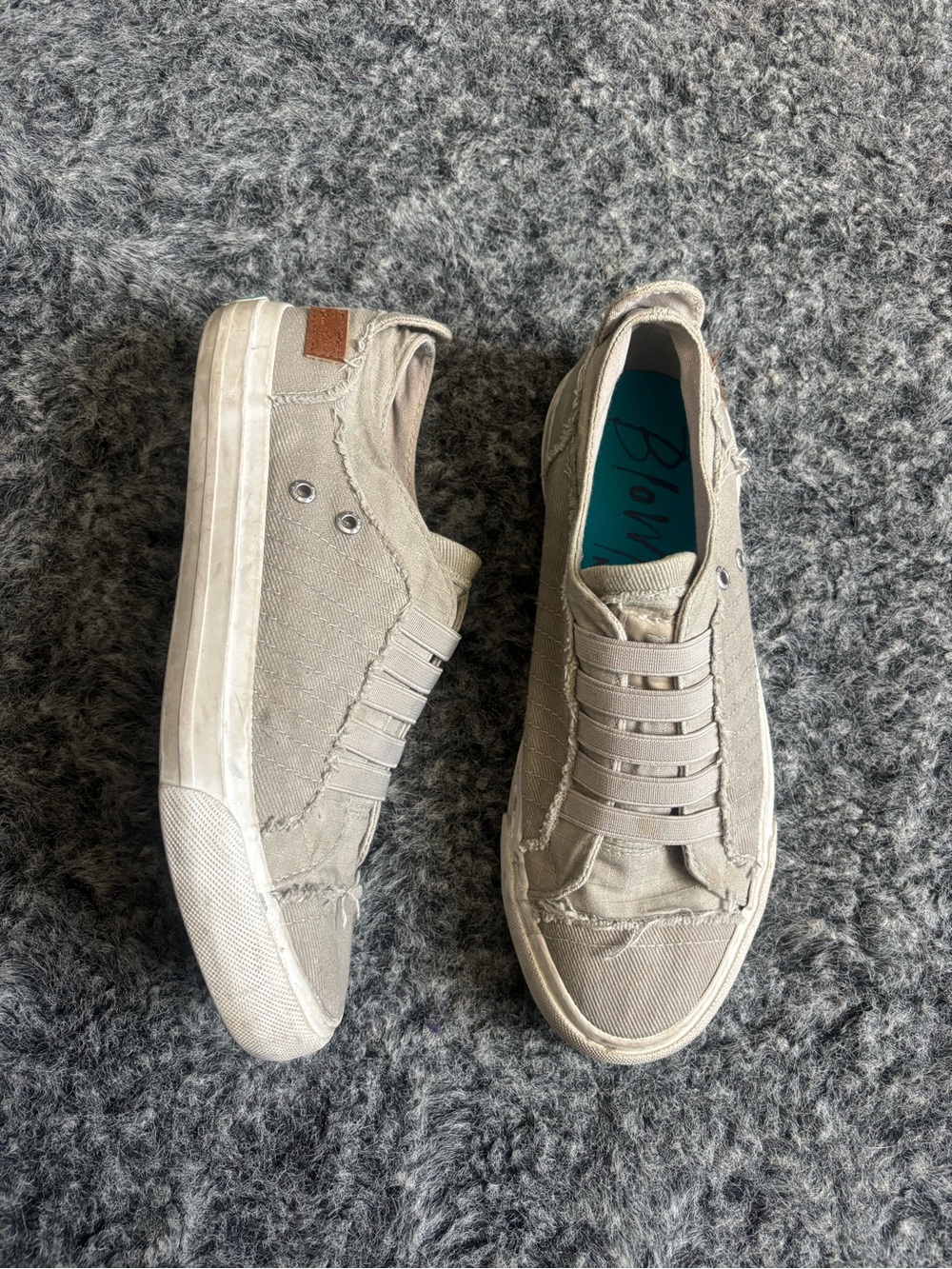 Blowfish Canvas Slip-On Sneakers with Elastic Straps